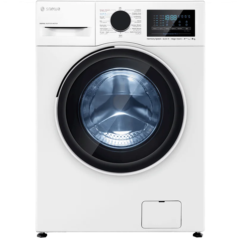 ماشین لباسشویی اسنوا مدل SWM-A81 ظرفیت ۸ کیلوگرم